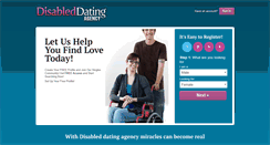 Desktop Screenshot of disableddatingagency.com